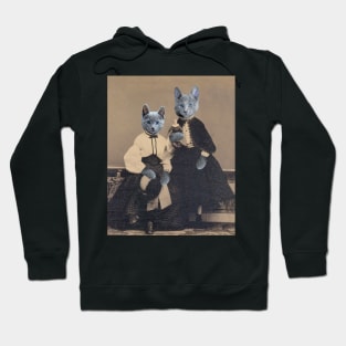 Sepia Copy of Russian Blue Girls Hoodie